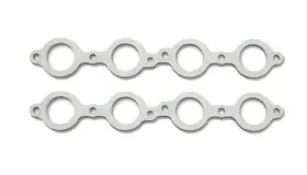 14332 Vibrant Performance Header Flange - 3/8 In Thick 1.89 Round Port S/s Pair
