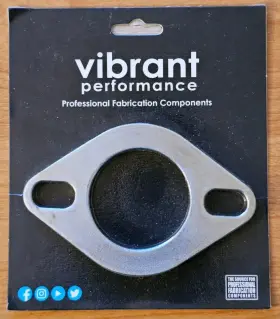 1471s Vibrant Performance 690092120825 2.25 Inch Exhaust Oval Flange Universal