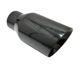 Lwdw4008-300-dw-bc-ss Weld Wdw4008-300-dw-bc-ss Exhaust Tip 3.00 Inch Inlet 4.00 Outlet 8.00 On Slant A