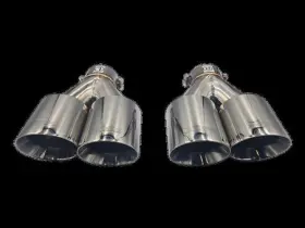 Es-sw27-tipl Xforce Exhaust Tip Fits 2011 - 2021 Subaru Wrx Sedan System Only