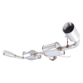 Es-ml03-r Xforce Exhaust For Mitsubishi Lancer 07-11 304 Ss Axle-back System W Split Rear Exit