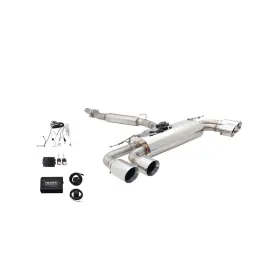 Es-as313s-vmksb-cbs Xforce Performance Exhaust For Audi S3 Sedan 2013-2017 3 Inch Brushed Stainless Steel Cat Back System