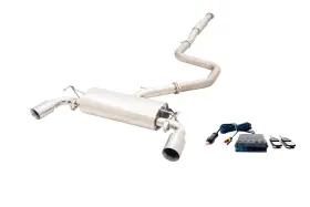 Es-hy30n-vmksb-cbs Xforce Performance Exhaust For Hyundai Veloster N/i30n 2018- Stainless Steel Cat-back System With