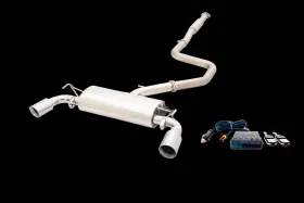 Eshy30nvkcs Xforce Performance Exhaust For Hyundai Veloster N/i30n 2018- Stainless Steel Cat-back System With