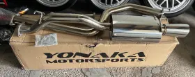 Ymcb-civ0611-si-2dr Yonaka 2.5 Inch Piping 06-11 Honda Civic 2dr Coupe Cat Back Exhaust Si Fg2 2.0l