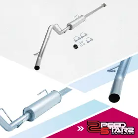 Zpd-cbettac0540l Zpeedstarz Cat Back System With 2.5 Inch Od Piping Muffler Replaces For 05-15 Toyota Tacoma 4.0l