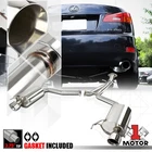 Dual Muffler 3.75"BEVELED Edge Tip Axle Back Exhaust For 06-13 Lexus IS250/IS350 New. Price: $237.68.