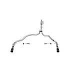 Corsa 21167BLK 3IN. Dual Rear Exit Catback Exhaust W/flat Cut 4IN. Wall Tip New. Price: $1564.99.
