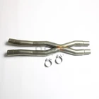 Qk 2.5" Ford Mustang Gt 15-18 S550 5.0L Coyote V8 X-pipe Mid-pipe Cut Clamp New. Price: $119.00.