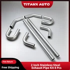 2.0" Stainless Exhaust Pipe Kit 8PCS Tubing Mandrel Bend Straight 90 Custom New. Price: $73.99.