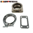 Emusa 3" V-band Flange To T3 4 Bolts Adapter&clamp&gasket New. Price: $45.49.