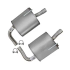 Stainless Steel Pair Of Exhaust Muffler Fits: 2009-2018 Nissan Altima 2.5L Sedan New. Price: $221.81.