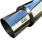 Free Ship Hks Hi-power Exhaust Muffler (oem) Inlet 2.5'' Outlet 4'' Chrome New. Price: $115.00.