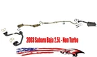 Complete Muffler Exhaust System & Converter For Subaru Baja 2.5L Non Turbo 2003 New. Price: $732.00.