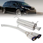 Megan Rs Axleback Exhaust System Dual Roll Oval Tip For 11-20 Toyota Sienna Se New. Price: $413.22.