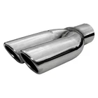 Ford Mustang 67-69 Splitters Exhaust Tips Pypes 304 Ss Round Rolled Edge New. Price: $121.79.