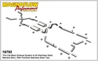 Magnaflow 16792 Street Series Dual Exhaust System 2-1/2 In 2-3/4 New. Price: $1218.33.