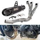Full Exhaust System Header Muffler Pipe Fits Yamaha MT-09 FZ09 XSR900 2021-2025 New. Price: $250.00.