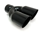 Exhaust Tip 3.00 Inlet Dual 3.50 Outlets 10.00 WDSWL350010-300-GBK-SS Slant Blac New. Price: $59.99.