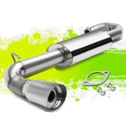 4"TIP Slant Muffler Axleback Exhaust+removable Silencer For 11-16 Scion Tc New. Price: $270.00.