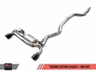 Awe Touring Edition Axle Back Exhaust 90MM Diamond Black Tips For Bmw F3X 340I New. Price: $1521.05.