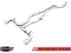 Awe Tuning Track Edition Exhaust 5" Chrome Silver Tips For 2020 Toyota Supra A90 New. Price: $1960.00.
