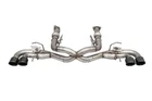 Corsa 21106BLK Corvette 20-22 C8 3IN Valved Cat-back 4.5IN Quad Tips Fits New. Price: $3299.99.