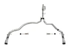Corsa 21167 3.0" Dual Rear Exit Cat-back Exhaust System With Flat Cut 4.0" Tips New. Price: $1524.99.