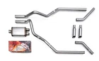All-stainless Cherry Bomb Salute Mandrel-bent Dual Truck Exhaust Kit W/tips New. Price: $340.99.