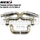 REV9 Titanium Cat-back Exhaust Kit Sports Muffler For Audi R8 4.2L V8 2008-12 New. Price: $1616.00.