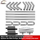 Diy 2.5" Universal Custom Exhaust Tubing Mandrel Pipe Straight & U-bend Kit New. Price: $316.64.