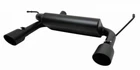 Gibson 17303 Black Elite Cat Back Dual Split Exhaust For Jeep Wrangler Jk New. Price: $636.95.