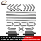 Diy Universal 2.5" Custom Exhaust Tubing Kit Mandrel Pipe Straight & U-bend New. Price: $379.93.