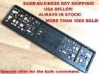 Universal Euro License Plate Tag Holder Mounting Adapter Bumper Frame Bracket New. Price: $9.99.