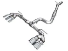 Awe Tuning 3020-42658 For MK8 Volkswagen Golf 3" Track Quad Exhaust-chrome Sil New. Price: $1175.00.