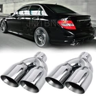 For Mercedes Benz W204 C250 C300 C350 Dual Exhaust Tip Pipe 2.5" Inlet 3.5" Out New. Price: $86.39.