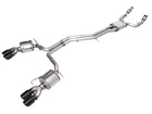 Awe Tuning Touring Edition Cat Back Exhaust For Audi C8 S6 & S7 With Diamond New. Price: $2975.00.