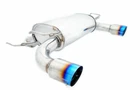 Megan 4" Dual Titanium Burnt Tips Axle Back Exhaust For G37 08-13 2D Coupe V36 New. Price: $495.00.
