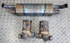 Porsche GT2 Complete Exhaust 99111137180 9P1254400E 9P1254450E Oem Used. Price: $8500.00.