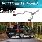Mbrp 2.5" Dual Split Rear Catback Quad Tips For 19-26 Sierra Silverado 1500 6.2L New. Price: $1249.99.