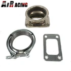 Emusa 3" V-band Flange To T3 4 Bolts Adapter&clamp&gasket New. Price: $45.49.