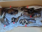 Parts Ferrari 599 Gtb Exhaust Manifold 222281 222282 222283 222284 213130 213131 Used. Price: $4000.00.