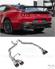 24-UP Ford Mustang Gt Muffler Delete Axle Back Quad Burnt Tips Exhaust New. Price: $369.98.