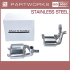 Muffler For Porsche 997 Carrera Until - '08 Sport Exhaust Stainless Steel + Neu. Price: $1414.32.