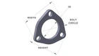 Vibrant Performance 1483S Exhaust Flange New. Price: $42.99.