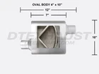 Flowsound 72543 Performance Muffler Universal 2.50" Inlet 1 Chamber New. Price: $99.99.
