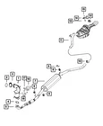 Genuine Mopar Catalytic Converter Bracket 68266491AA New. Price: $57.71.