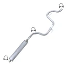 Stainless Steel Exhaust Resonator Pipe Fits: 2004-2011 Saab 9-3 2.0L New. Price: $146.81.
