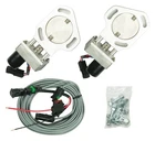Pypes HVE10 3" Dual Exhaust Electric Cutouts Natural Finish Kit Universal New. Price: $473.79.