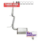 Pypes Exhaust SJJ21T, Kit Fits 07-18 Jeep Jk Cat Back Stainless Performance Part New. Price: $701.43.